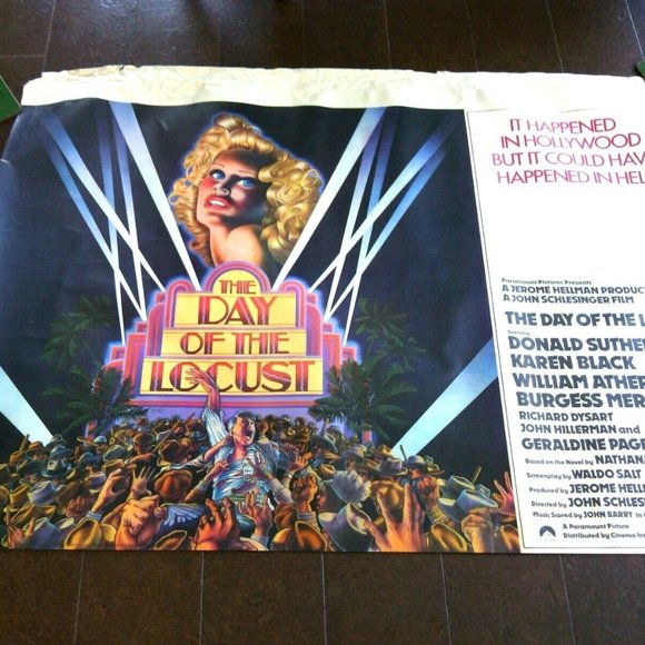 Vintage Movie Poster The Day of the Locust 1975 Original Film Donald Sutherland - Picture 9 of 16